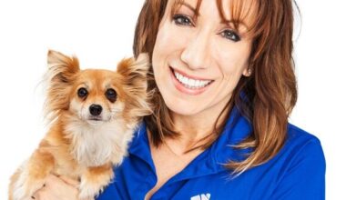 Jodi Polanski and Peanut.