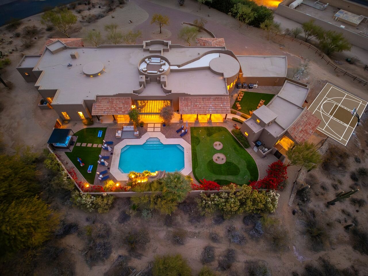 The home at 23414 N. 84th place, in Scottsdale is listed at $3.7 million. Recently renovated by Sabi Haus, the 7,413-square-foot home offers eight bedrooms and seven baths on nearly two acres.