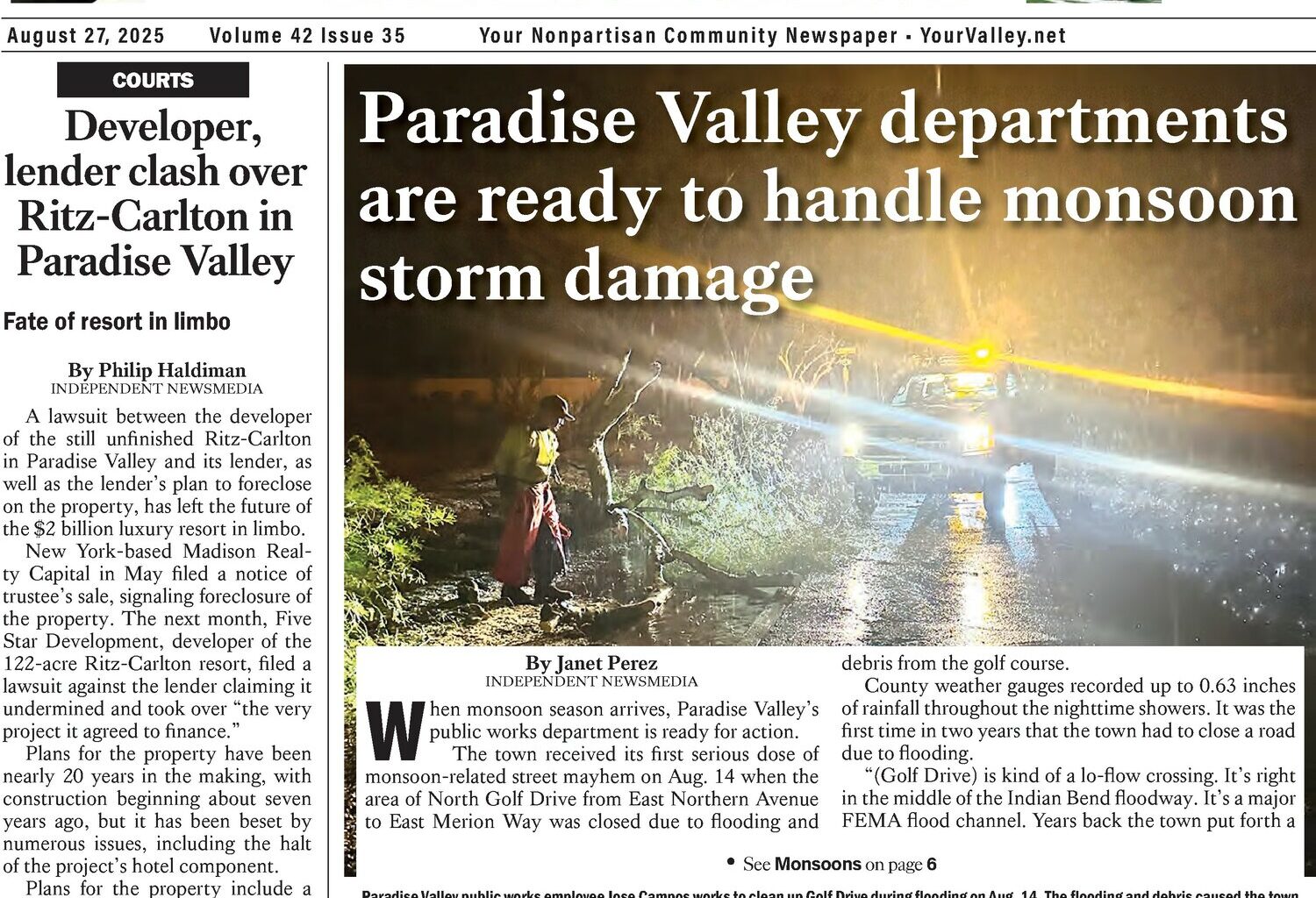 Town of Paradise Valley Independent - August 27, 2025