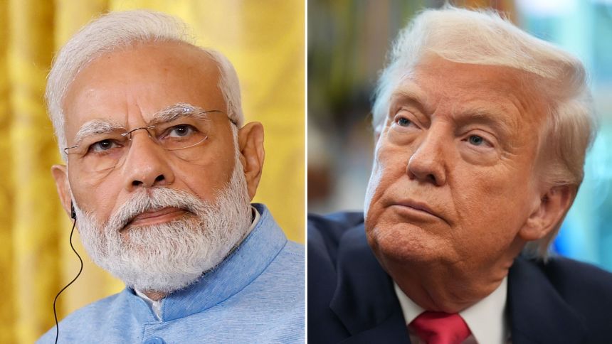India's Prime Minister Narendra Modi and US President Donald Trump