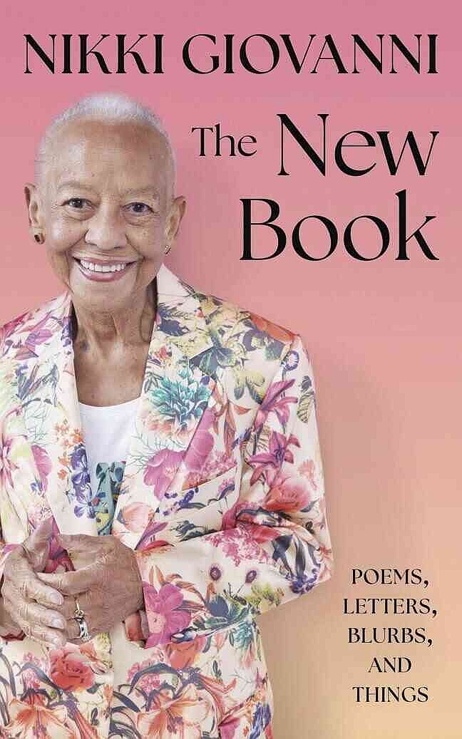 This cover image released by William Morrow shows "The New Book" by Nikki Giovanni. (William Morrow via AP)