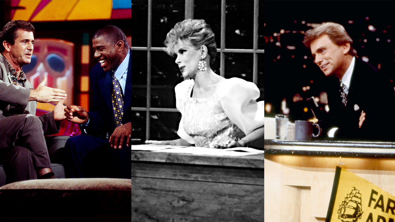 Mel Gibson, Magic Johnson, Joan Rivers, Pat Sajak