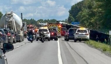Tour bus crash with 'multiple fatalities' in western New York state shuts down major roadway