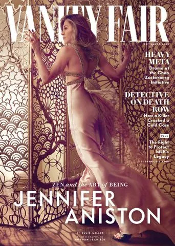 Norman Jean Roy/Vanity Fair Jennifer Aniston on the cover of Vanity Fair's September 2025 issue