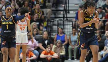 Kelsey Mitchell scores 38 points as Fever rally from 21-point deficit to beat Sun 99-93 in OT