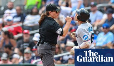 ‘The dream came true’: Major League Baseball gets its first female umpire | Baseball