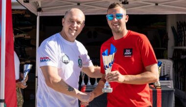Military fitness instructor wins Cyprus open water swimming competition