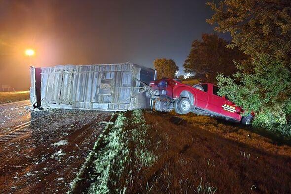 NASCAR hauler involved in horrific crash leaving Iowa with equipment destroyed