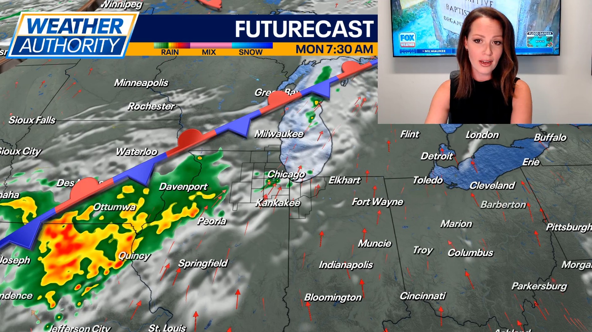 Chicago weather: Rounds of storms early this week