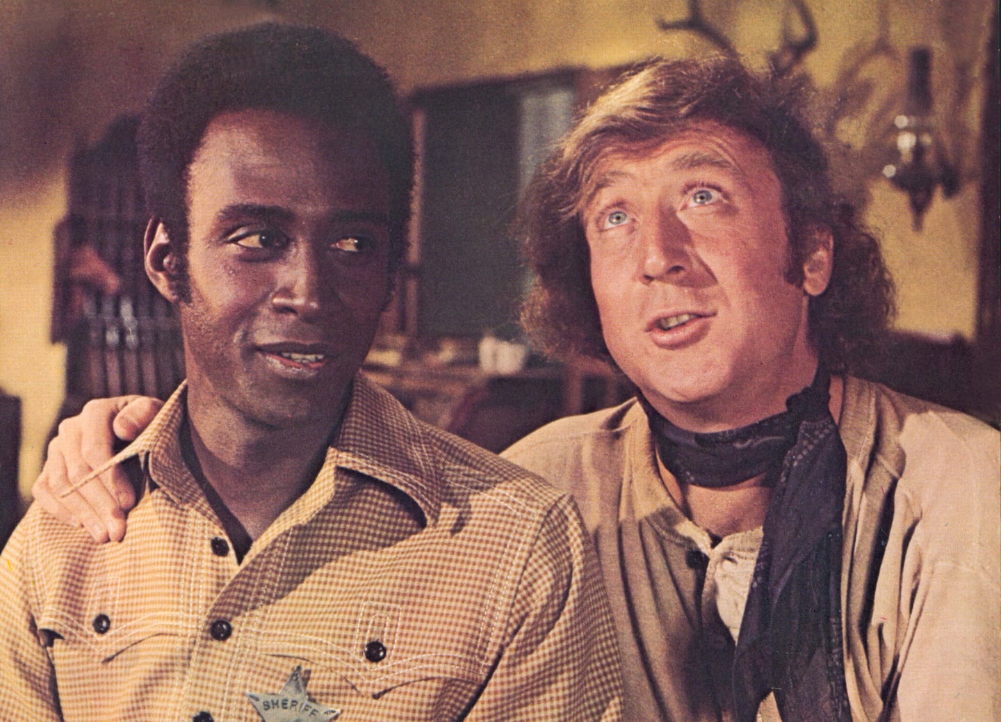 From left: Cleavon Little and Gene Wilder in "Blazing Saddles."