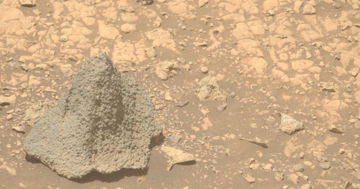Bizarre 'Alien Hat' Found By Rover on the Surface of Mars