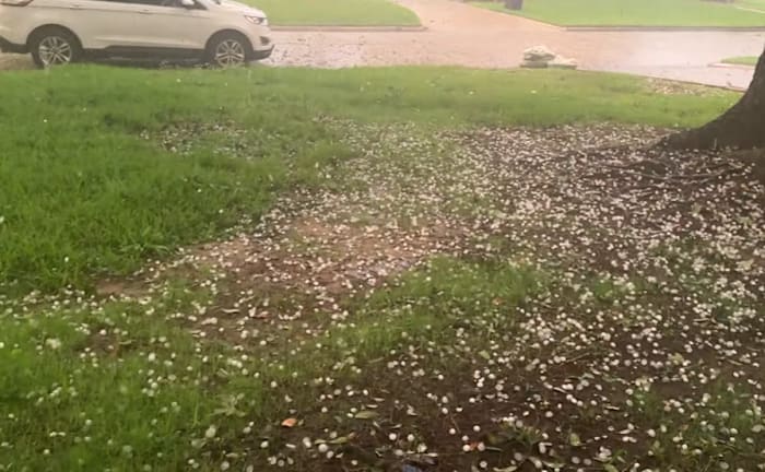 Thunderstorms bring hail to parts of the Houston area, send us your Click2Pins of the storms!