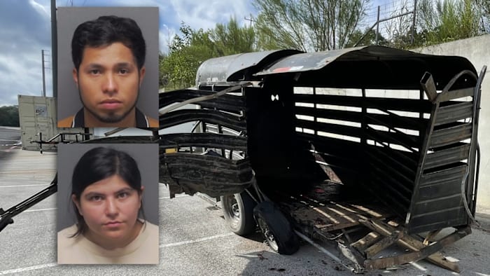 2 arrested, accused of abandoning injured horse on road after crash, BCSO says