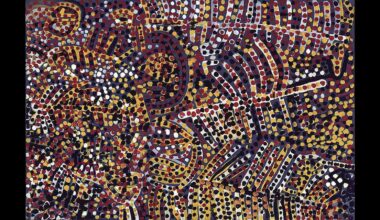 Australian Aboriginal artist Emily Kame Kngwarreye exhibition at Tate Modern