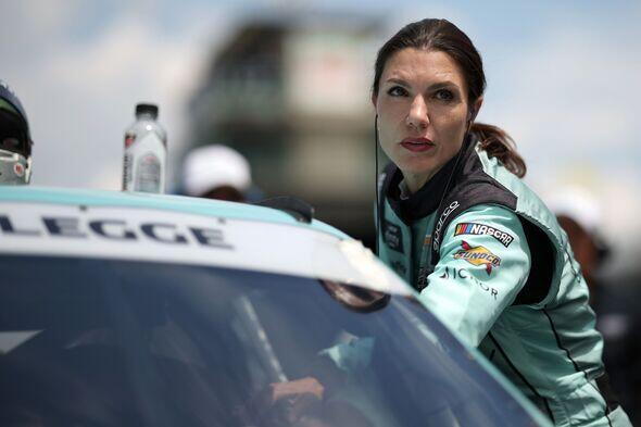 Katherine Legge shows her true colors while revealing NASCAR target