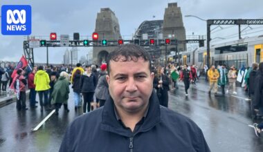 Australian, Israeli politicians react to Sydney Harbour Bridge pro-Palestinian protest
