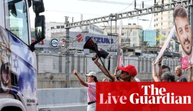 Israel-Gaza war live: Netanyahu meets hostage families over video release | Middle East and north Africa