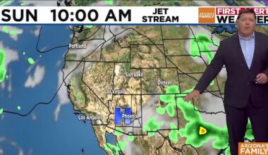 Storm chances linger along with mild temperatures in Phoenix area