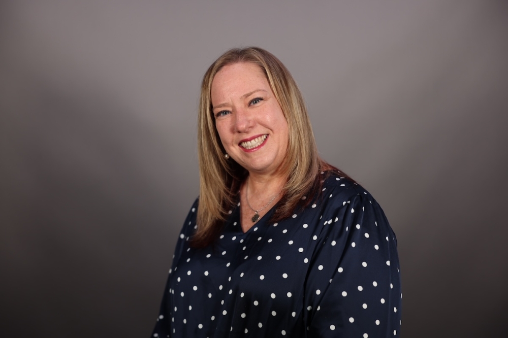 A headshot of a new principal is shown to announce a hire at a school in Converse, Texas.