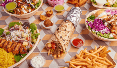The Kebab Shop will be serving Mediterranean skewers, bowls and wraps. (Courtesy The Signorelli Company)
