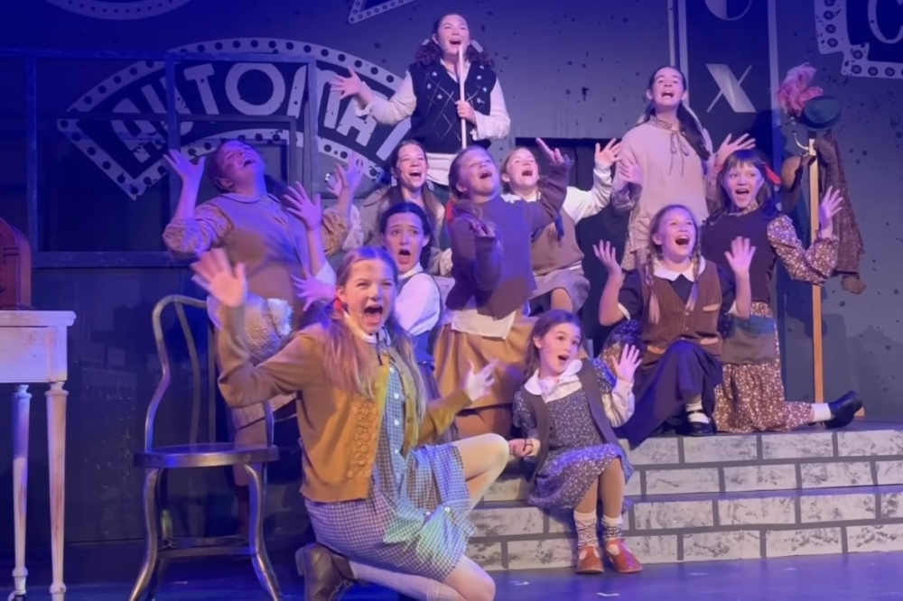 kids performing in musical