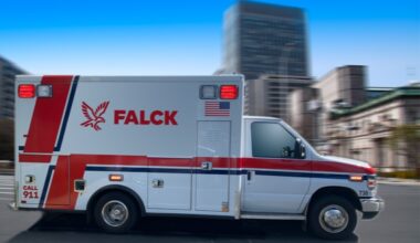 Falck ambulance
