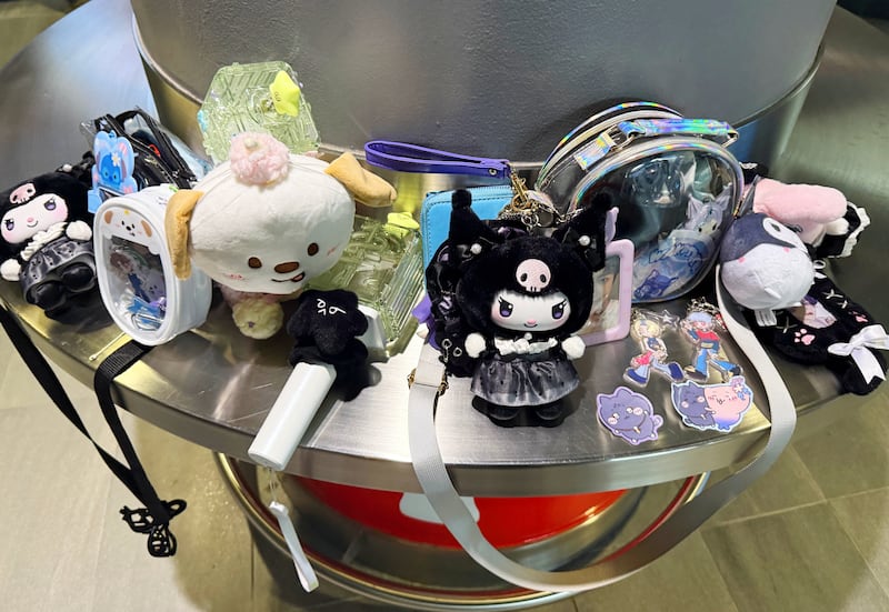 Bags with keychains