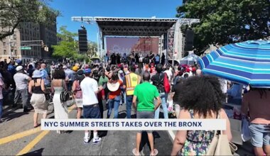 Bronxites take to Grand Concourse for city’s largest Summer Streets event