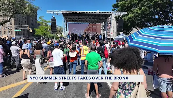 Bronxites take to Grand Concourse for city’s largest Summer Streets event