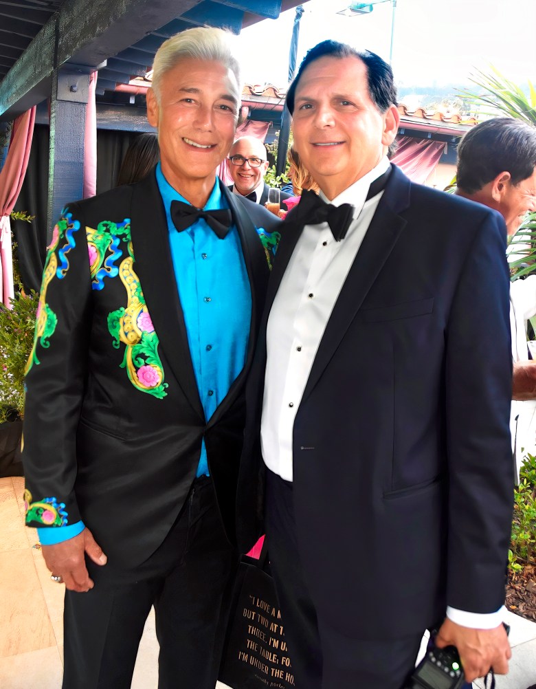 Scott Johnston and Bob Stefanko. (Photo by Margo Schwab/Special to La Jolla Village News)