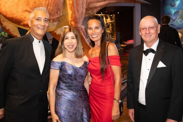 Chris Celentino, San Diego District Attorney Summer Stephan, Bridget Celentino, W. Robert Ayres. (Photo courtesy of POP)