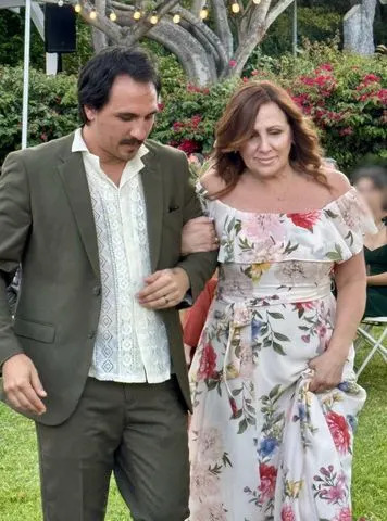 Kennedy News & Media  Ali Eastburn (here, with her son Chase) took medication to lose weight for his wedding