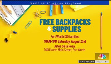 United Way sponsors Back to School Fair in Fort Worth Saturday – NBC 5 Dallas-Fort Worth