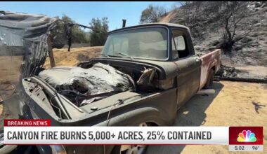 Canyon Fire evacuees describe how flames got dangerously close – NBC Los Angeles