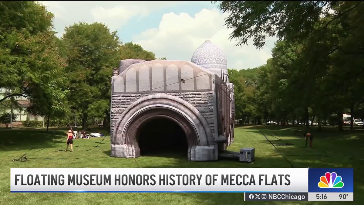 Floating museum honors history of Mecca Flats – NBC Chicago