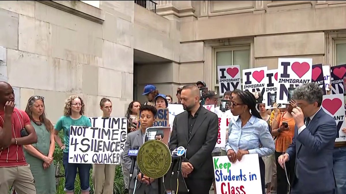 Immigration advocates demand release of NYC student detained by ICE – NBC New York