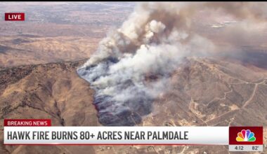 Hawk Fire in Acton threatens structures, Angeles National Forest – NBC Los Angeles