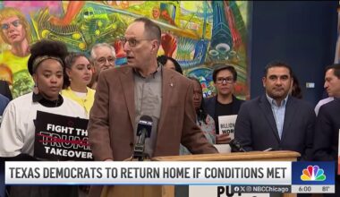 Texas Democrats who fled to Illinois create plan to end walkout – NBC Chicago