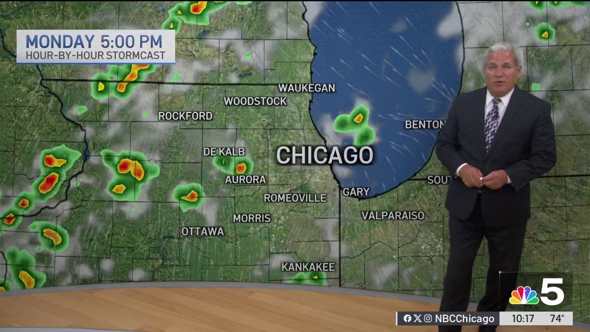 Chance of storms Sunday – NBC Chicago