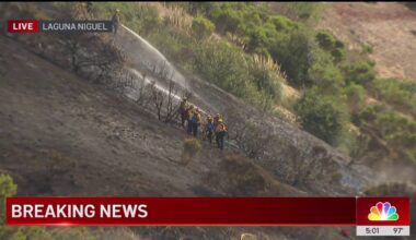 Beacon Fire burns in Laguna Niguel – NBC Los Angeles