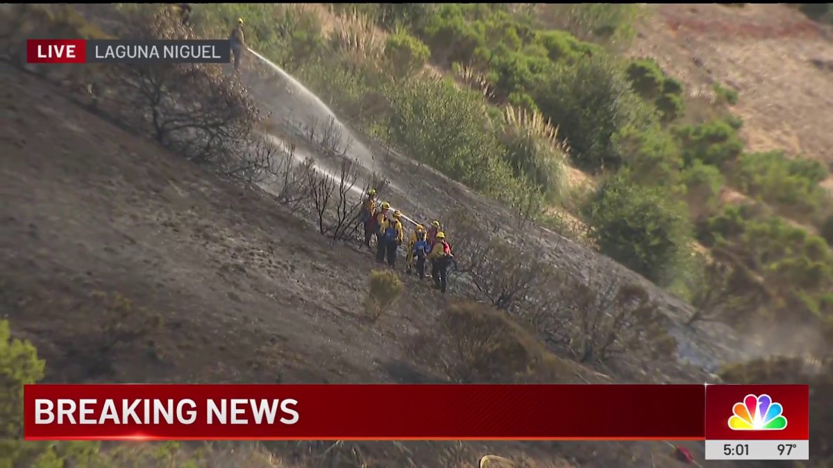 Beacon Fire burns in Laguna Niguel – NBC Los Angeles