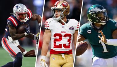 Top fantasy picks from Patriots, 49ers, Eagles – NBC Los Angeles
