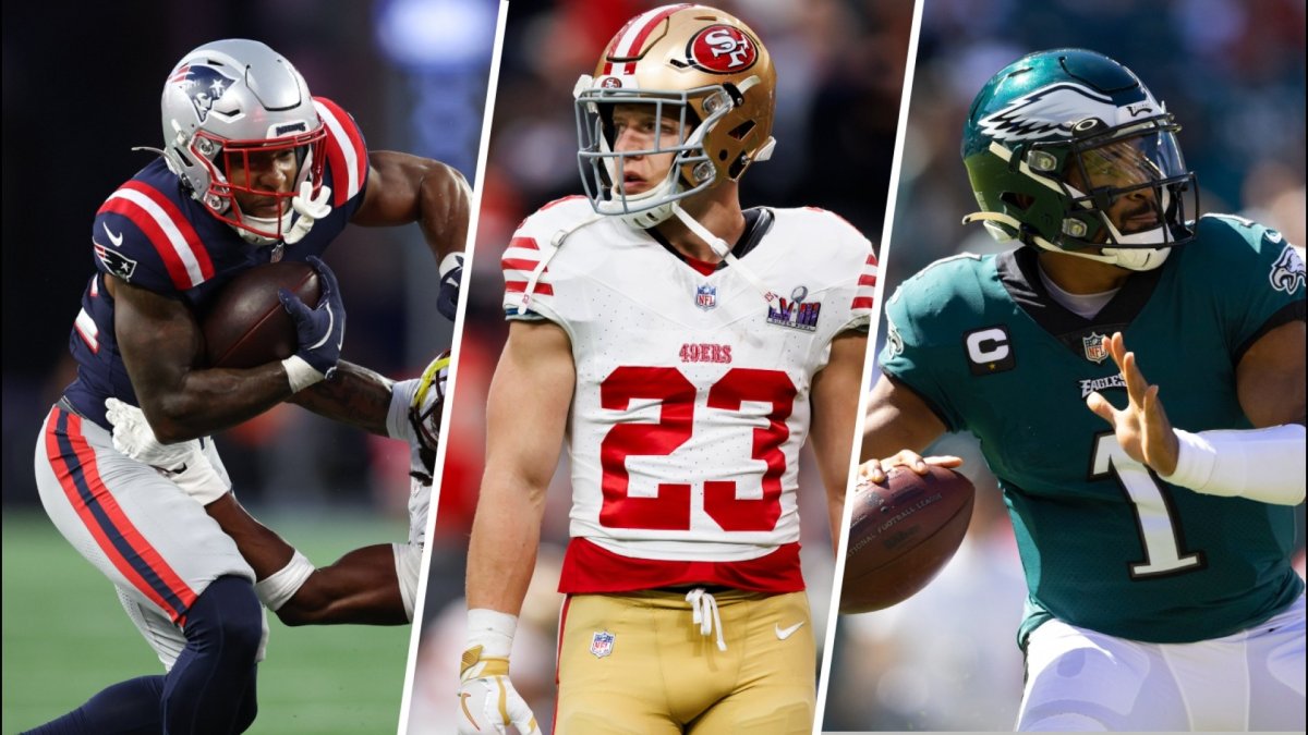 Top fantasy picks from Patriots, 49ers, Eagles – NBC Los Angeles