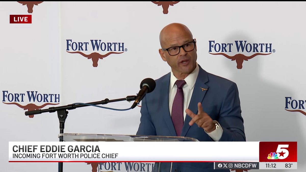 Eddie Garcia speaks for first time since being named FWPD chief – NBC 5 Dallas-Fort Worth