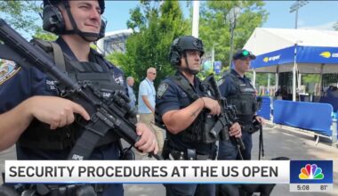 Security procedures at the US Open – NBC New York