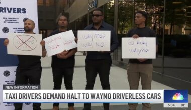 Taxi drivers demand halt to Waymo driverless cars – NBC New York