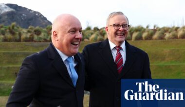 Cuddles, cuppas and chemistry: Albanese and Luxon downplay divisions in times of global turmoil | Australia news