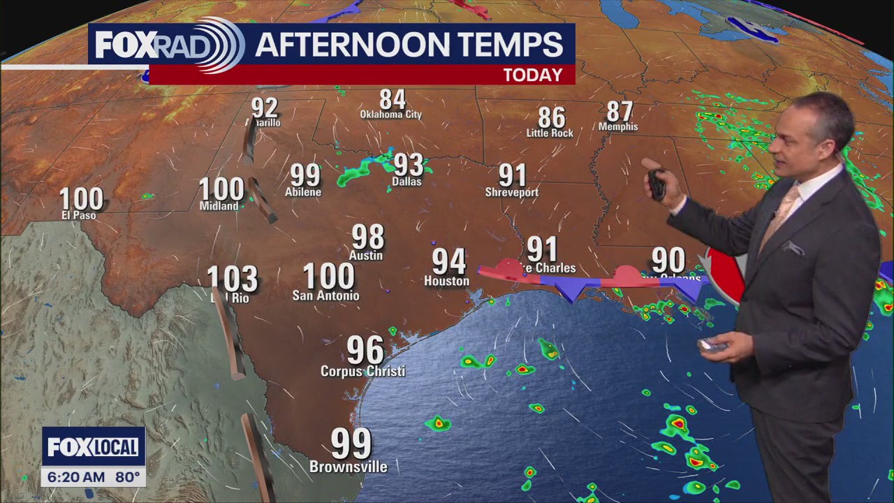 Houston weather: Scattered storms, slight cooldown continues