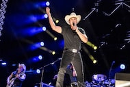 Jon Pardi performs during CMA Fest on Friday, June 7, 2024, in Nashville, Tenn. (Photo by...