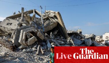 Middle East crisis live: 20 killed as aid truck overturns in Gaza, civil defence agency says | Israel-Gaza war
